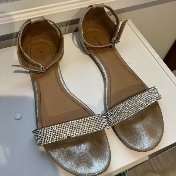 Champagne sandals in size 11 - Picture 1 of 5